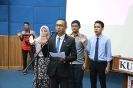 Majlis perasmian penutup forum mahasiswa anti rasuah peringkat Negeri Melaka, yang telah disempurnakan oleh YBhg Prof Dr. Hj. Md Radzai bin Said, Naib Canselor KUIM.